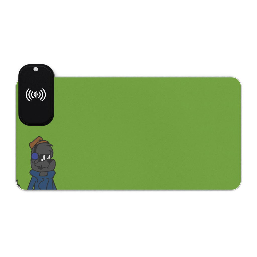 LED Wireless Charging Mouse Pad RGB Coco Desk Mat
